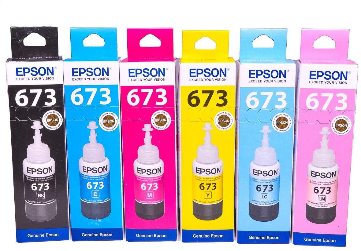 Epson Ink Set For Epson L800 L805 L810 L850 L1800 - eBuy UAE